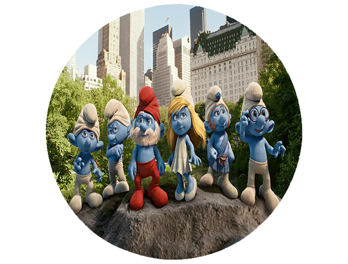 Podkładka pod myszkę Smerfy zdjęcie 2