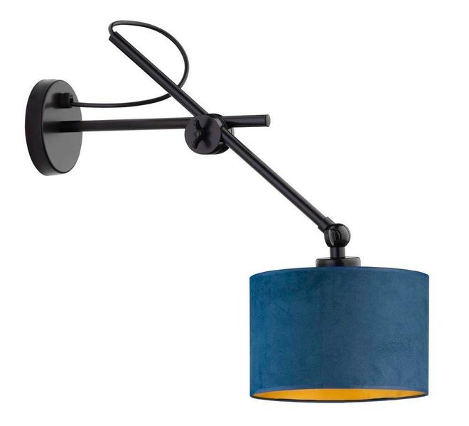 Kinkiet HAMILTON VELUR GOLD czarny morsk zdjęcie 1