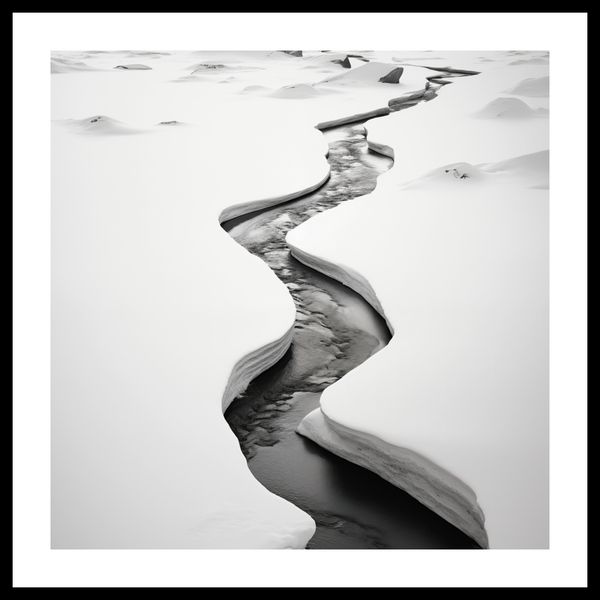 Plakat 40x40cm Szczeliny Mrozu zdjęcie 3