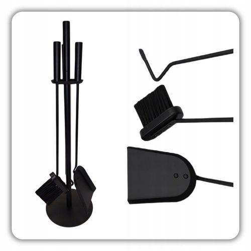 ZESTAW KOMINKOWY HELSINKI 4W1 NARZĘDZIA AKCESORIA DO KOMINKA na Arena.pl