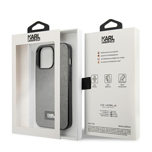 Etui Karl Lagerfeld do iPhone 13 Pro Max, Srebrny zdjęcie 8