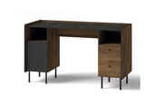 Nowoczesna Biurko Orzech 1D3SZ 135 cm PRESTIM DL