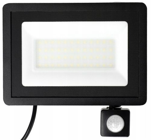 Naświetlacz LED SLIM 30W halogen czujnik ruchu zmierzchu reflektor na Arena.pl