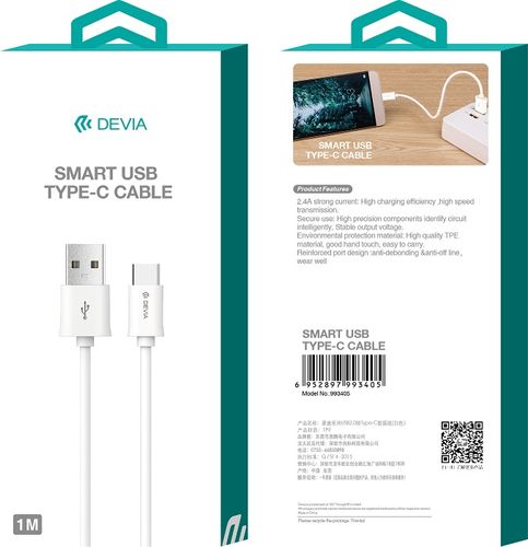 DEVIA | ORYGINALNY KABEL USB-C SAMSUNG S8 S9 A8 na Arena.pl