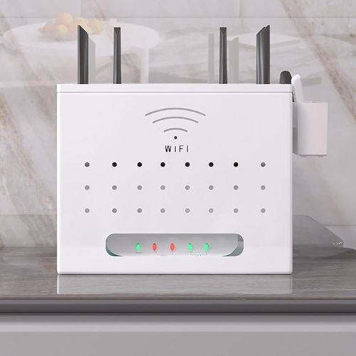 Skrzynka na router i modem Catekro z zarządzaniem kablami biała na Arena.pl