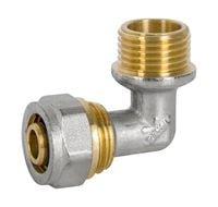 kolano pex-al-pex chrom 1/2*16 chłopczyk - d1/2*16.kolc