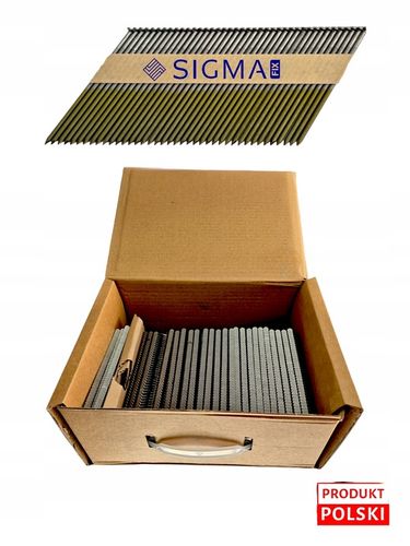 Gwoździe do gwoździarki łączone papierem 3,1x90 Pierścień 2000 szt. na Arena.pl