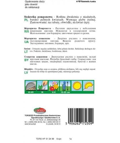 Nasiona Stokrotka Pomponowa 0,1g na Arena.pl