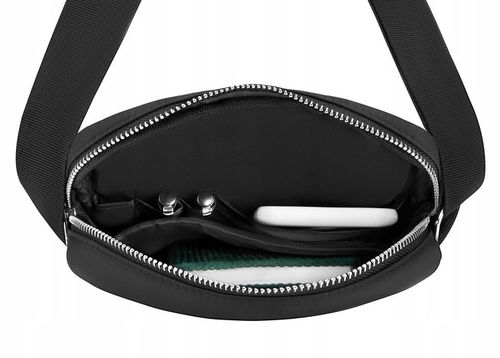 Saszetka męska na ramię mała torba sportowa do pracy czarna lekka na Arena.pl