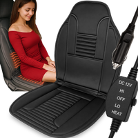 MATA GRZEWCZA NA FOTEL SIEDZENIE 12V Z REGULACJĄ PODGRZEWANA TERMOSTAT
