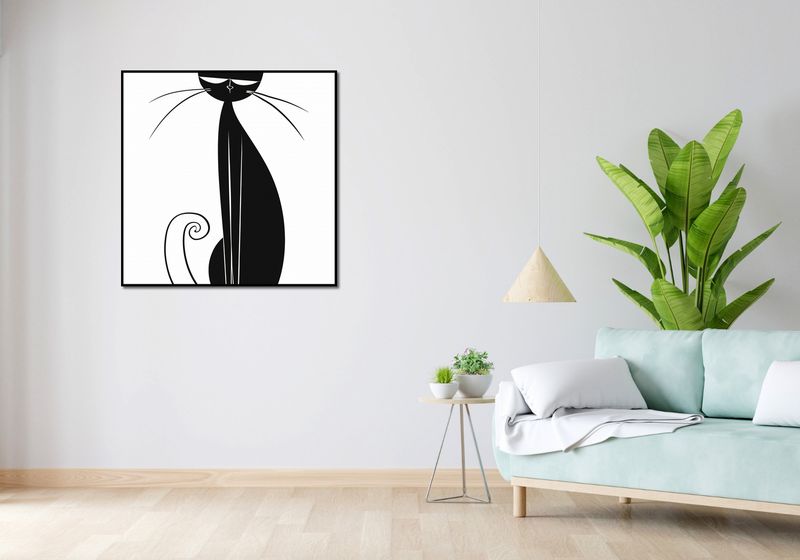 Plakat 90x90cm Czerń Kocicy zdjęcie 4