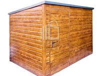 SCHOWEK - DOMEK OGRODOWY  2m x 1,5m - drzwi - drewnopodobny ID276