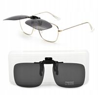 NAKŁADKI POLARYZACYJNE NA OKULARY KOREKCYJNE BLACK PRZECIWSŁONECZNE UV400