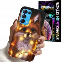 ETUI DO OPPO RENO 5 4G 5G - LISEK LIS ZWIERZĘTA OBUDOWA PLECKI + SZKŁO