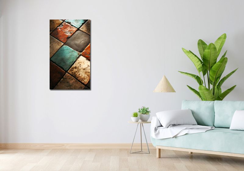 Obraz 50x90cm Ceramiczna Kompozycja zdjęcie 2