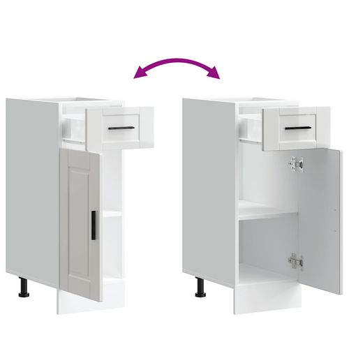 Szafka kuchenna dolna, Porto, biała, materiał drewnopochodny na Arena.pl