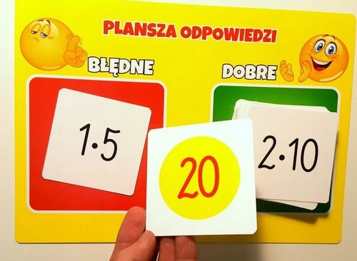 Karty edukacyjne "Tabliczka Mnożenia do 100 na Arena.pl