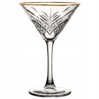 Komplet kieliszków do Martini PASABAHCE Timeless Gold 4 sztuki 230ml