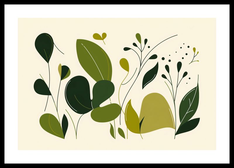 Plakat 45x30cm Świeżość Liści zdjęcie 3