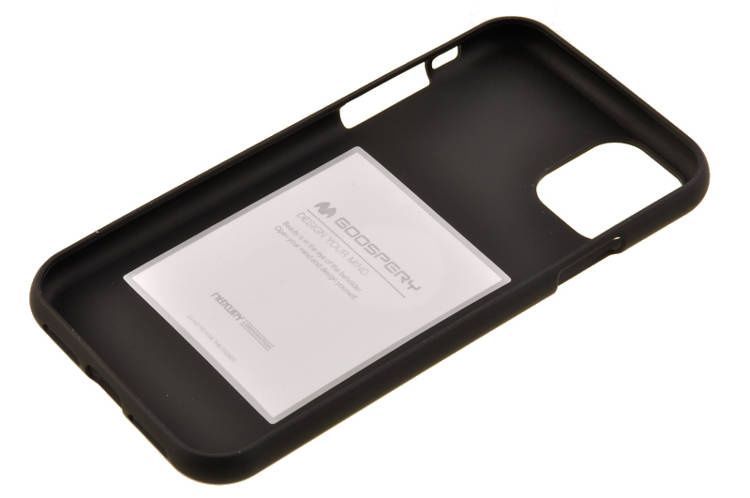 Etui Mercury Goospery Soft Feeling do APPLE iPhone 11 czarny zdjęcie 3