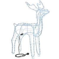 Renifer Led 90 cm świąteczny, świetlna dekoracja do ogrodu biały zimny