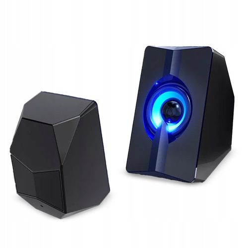 GŁOŚNIKI KOMPUTEROWE LED LAPTOP PC USB T-WOLF S5 na Arena.pl