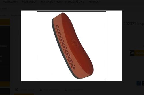 Stopka do kolby Microcel Recoil brązowa na Arena.pl