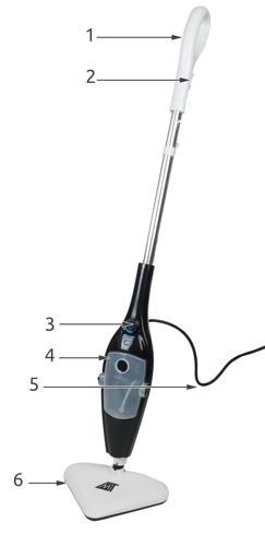 Mop parowy 10w1 1500W na Arena.pl