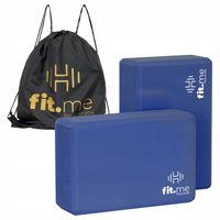 ZESTAW KOSTKI 2 SZT. KOSTKA KLOCEK BLOK DO JOGI ĆWICZEŃ ODPORNA WYTRZYMAŁA