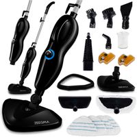 MOP PAROWY MYJKA PAROWA 2w1 UNIWERSALNY ELEKTRYCZNY 1500W 7 KOŃCÓWEK +FILTR