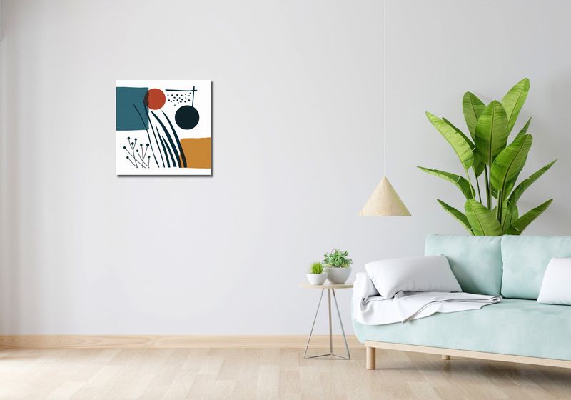 Obraz 50x50cm Przerys nad Treścią zdjęcie 2