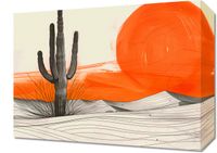 Obraz 40x30cm Kaktus Saguaro