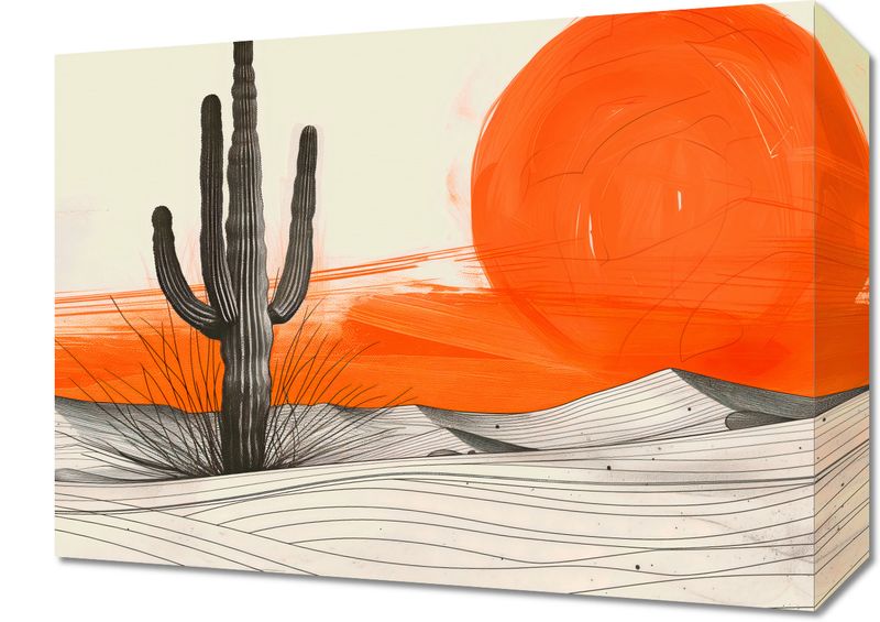 Obraz 40x30cm Kaktus Saguaro zdjęcie 1