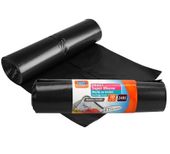 WORKI NA ŚMIECI SUPER MOCNE PRIMA LDPE 240 L 10 SZT. CZARNE