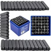 Numeratory wybijaki litery cyfry 8 mm 36 szt. do stali Falon-Tech