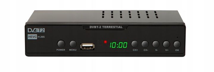 TUNER DEKODER DVB-T2 TV NAZIEMNEJ FULL HD HDMI USB PILOT BATERIE zdjęcie 5