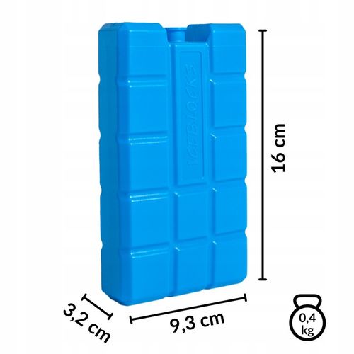 ZESTAW 6 WKŁADÓW 400 ML, 6 x WKŁAD CHŁODZĄCY, DO LODÓWKI TURYSTYCZNEJ na Arena.pl