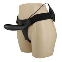wibrujący strapon regulowany pretty love myron 18 cm