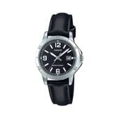 Zegarek Damski Casio LADY DATE, LEATHER - BLACK (Ø 35 mm)