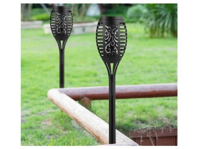Lampa ogrodowa pochodnia solarna jak płomień ogień zdjęcie 6