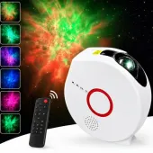 Projektor gwiazd galaktyki bluetooth z głośnikiem pilot lampka nocna