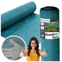 Siatka Cieniująca Mata 4x5m 60% Osłona Zielona Na Ogrodzenie Płot Balkon