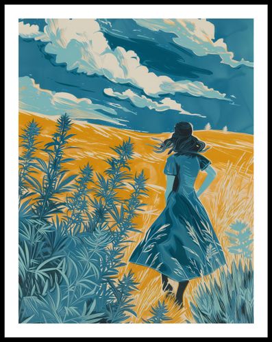 Plakat 50x65cm Podróż przez Pola na Arena.pl