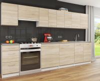 Zestaw mebli kuchennych Filadelfia Dąb Sonoma 3 m