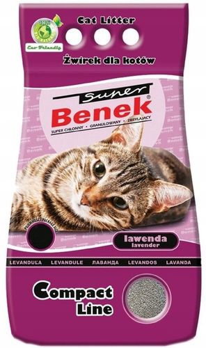 SUPER BENEK Żwirek Compact Lawenda 10l na Arena.pl