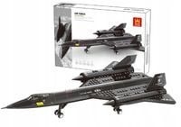 Klocki Samolot Model Samolotu Do Składania Blackbird Sr-71 183 Elementy