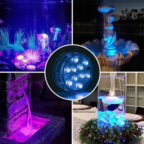 4x OŚWIETLENIE BASENU PODWODNE BASENOWE LAMPKA LED RGB Z PILOT na Arena.pl