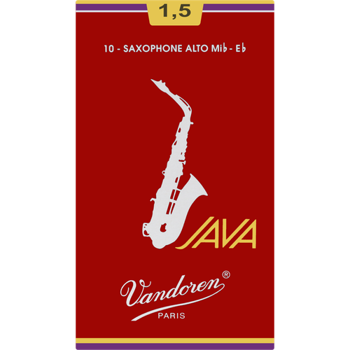 Stroik saksofon altowy alt 1,5 Vandoren JAVA Filed Red SR2615R ZESTAW 4 szt. na Arena.pl