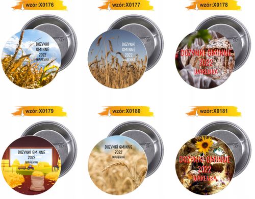 Przypinki buttony HIT DOŻYNKI GMINNE na Arena.pl
