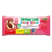 Zdrowy Lizak Mniam-Mniam o Smaku Malinowym Starpharma, 6g (płaski)